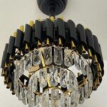 LED Crystal Chandaliers built-in fan