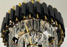 LED Crystal Chandaliers built-in fan