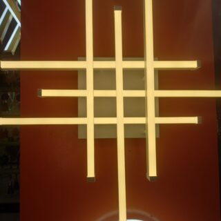 Hashtag ceiling lights